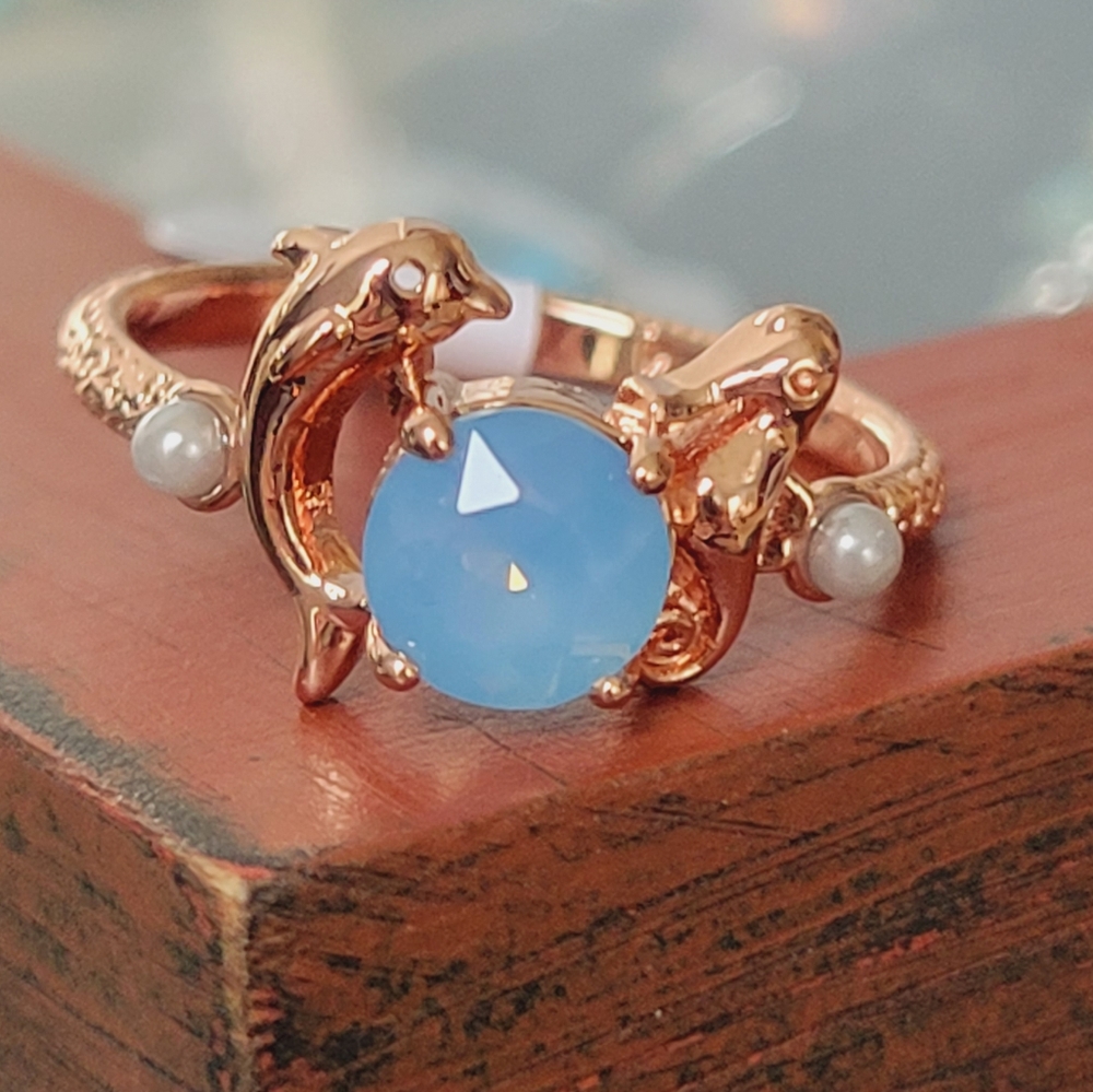 💍2 for $20 Fragrant Jewels Dolphin & Seahorse Ring